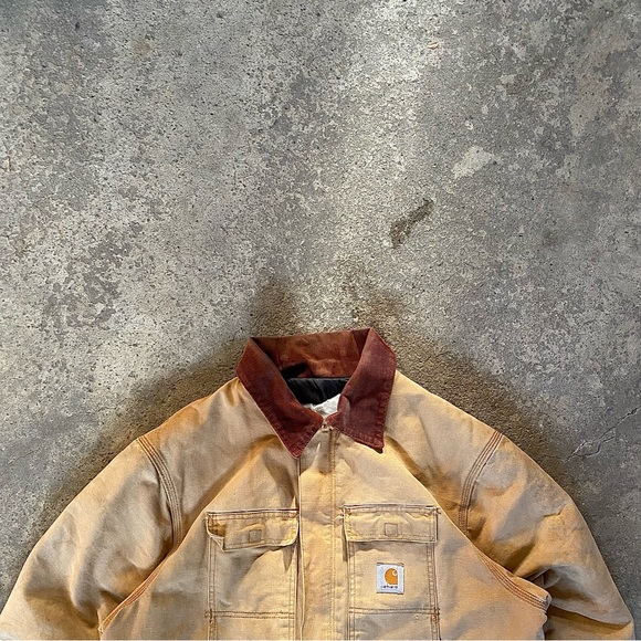 90s Carhartt Collared Work coat - Picture 2 of 3